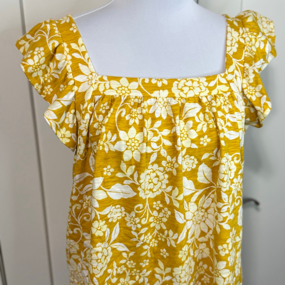 Lauren Conrad ruffle sleeve tank top NWT size large - Picture 5 of 10